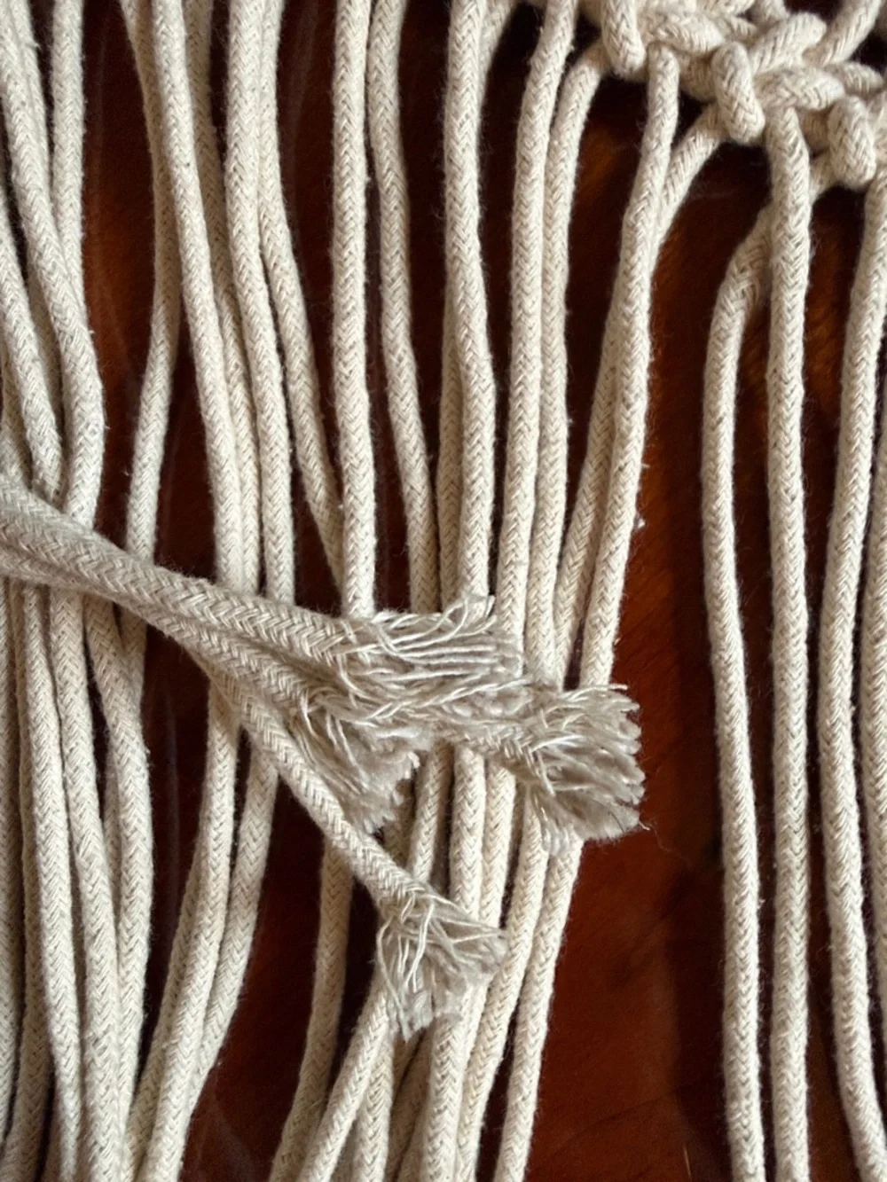 Handmade Macrame Wall Hanging - Cream Boho Wall Decor